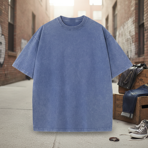 T-Shirt Personalizzate con Lavaggio Acido del Produttore, Effetto Vintage e Consumato, T-Shirt Personalizzate per il Tuo Marchio, T-Shirt Pesanti di Alta Qualità - Product Image 3