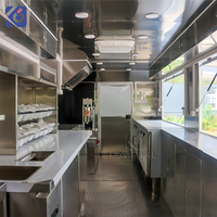 Remorque alimentaire mobile entièrement équipée CAMPTRL avec fenêtre de service, réservoir d'eau, pour hot-dogs, café, pizzas, traiteur, camion-restaurant, chariot alimentaire