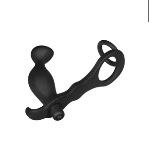 Male Prostate Massage Vibrators Penis Delay Ejaculation Ring Anal Plug G Spot Stimulator Dildo Butt Plug