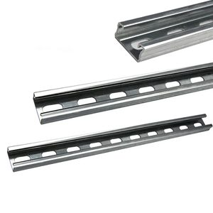 HDG/hot-dip thép mạ kẽm unistrut/strut rãnh kênh/C kênh thép đường sắt 41x41/41x21 năng lượng mặt trời phụ kiện cho năng lượng mặt trời dự án - Product Image 2