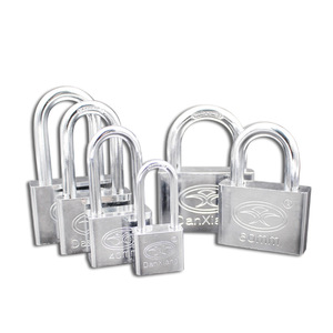 Cadenas DanXiang en acier inoxydable 30mm 40mm 60mm, étanche, pour portail extérieur, corps rectangulaire, serrure de sécurité - Product Image 1