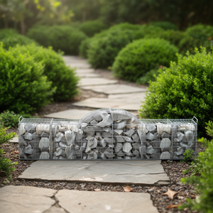 Contenedor de Almacenamiento Metálico Tipo Gabion, 100x70cm, Rectangular, Hierro Galvanizado, Estilo Industrial Resistente, para Organización de Garaje - Product Image 2