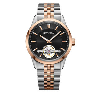 Reloj de Pulsera Mecánico Automático de Lujo con Esqueleto, Correa de Acero Inoxidable y Manecillas Luminosas para Uso Casual y de Negocios - Product Image 5