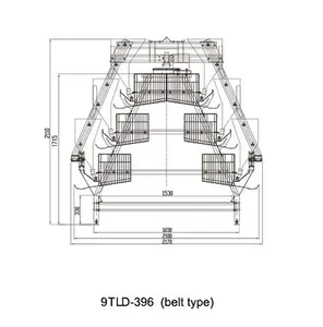 POULTRY HELPER Great Farm A type battery cage chicken coop cages of layer or broiler Animal Poultry Husbandry Equipment