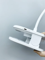 Lampe à pince LED carrée pliable moderne en PC, DC 5V, écologique, économe en énergie, personnalisable, vente en gros, 14/60/140LM