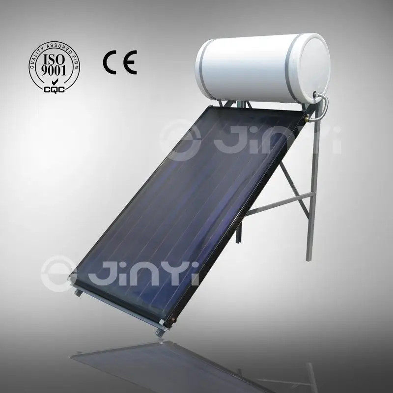 Galvanized Steel Outer Tank Direct Flat Plate Solar Water Heater with Solar Power