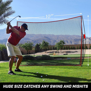 <span class=keywords><strong>Filet</strong></span> <span class=keywords><strong>de</strong></span> <span class=keywords><strong>pratique</strong></span> <span class=keywords><strong>de</strong></span> <span class=keywords><strong>golf</strong></span> 10x7x3ft, <span class=keywords><strong>filet</strong></span> <span class=keywords><strong>de</strong></span> frappe et aire <span class=keywords><strong>de</strong></span> practice individuelle <span class=keywords><strong>pour</strong></span> entraînement en intérieur et en extérieur - Product Image 3