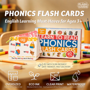 Tarjetas de Memoria con Palabras Visuales, Resistentes al Agua y a las Roturas, para el Aprendizaje Temprano del Vocabulario, Tarjetas de Memoria para Jardín de Infancia y Preescolar - Product Image 1
