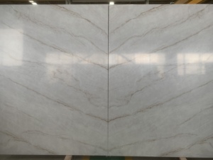 Dalle de quartz artificiel Calacatta Golden Cloud, aspect marbre moderne, pour comptoir et panneau mural, idéale pour l'intérieur d'hôtel - Product Image 3