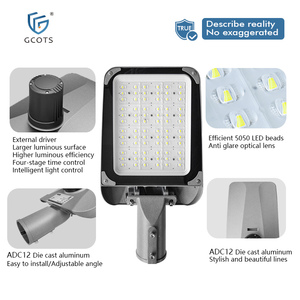 ไฟถนน LED อัจฉริยะ ควบคุมแสงได้ ปรับความสว่างได้ 6000K แสงเดย์ไลท์ CRI70 ตัวเรือนอะลูมิเนียม สำหรับถนน ใช้ไฟ AC มาตรฐาน IP65 - Product Image 2