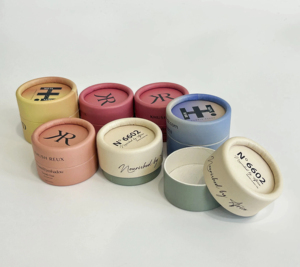 Boîte en carton écologique, cylindre en papier recyclable pour bougie d'aromathérapie, emballage cosmétique naturel - Product Image 4