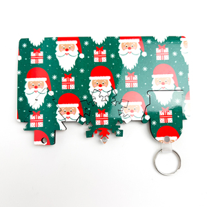 Job-in Gifts New Year Decoration Unique New Year Gifts Product Promotion Design Simple Sublimation <strong>Blanks</strong> Mdf Keychain - Product Image 5