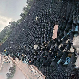 Lude terram hdpe pp geocell שחור חיצונית שביל שמירה על קיר תלול פתרון 3D מודל עיצוב יכולות רתך חלקה - Product Image 4