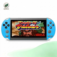 Console de jeux rétro X7PLUS avec écran IPS 5,1'' 640x480 pour enfants et adultes, 10000 jeux vidéo classiques, prend en charge plusieurs émulateurs, TV