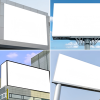 Écran LED fixe extérieur étanche monté sur poteau P5 P6 P8 P10 Mur vidéo LED pour lecteur publicitaire