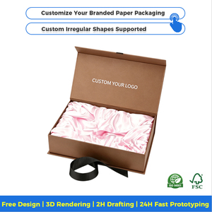 Scatola Nera Personalizzata OEM Impermeabile <span class=keywords><strong>con</strong></span> Imbottitura in Spugna per Abbigliamento e T-Shirt <span class=keywords><strong>con</strong></span> Finitura Opaca e Lamina Dorata - Product Image 2