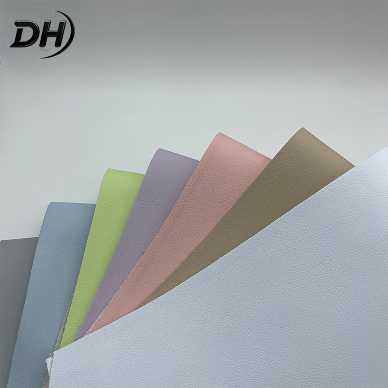Custom Plain Microfiber Synthetic Leather Easy Clean Uniform Smooth Surface for Daily Casual Shoe Upper