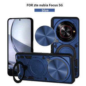 Étui pour ZTE Nubia Focus Pro 5G avec protection <span class=keywords><strong>de</strong></span> l'objectif coulissant, protection contre les chocs, support <span class=keywords><strong>de</strong></span> téléphone, étui pour Nubia Neo 3 Neo2 Music <span class=keywords><strong>4G</strong></span>, coque arrière en armure - Product Image 3