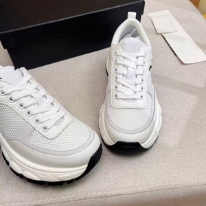 Luxury Brand Designer Lace-up Closed Toe Casual Shoes Mesh Upper Thick-<b>soled</b> Lightweight Running & Sports - Product Image 5