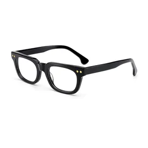 Wholesale Clear Myopia Eyewear Eyeglasses Eye Glass Frames Eyeglasses Transparent Acetate Glasses