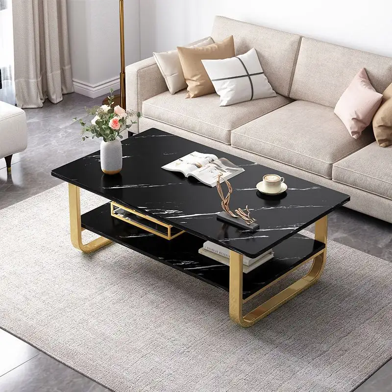 Losa de borde vivo de estilo moderno Americano, mesa de centro de madera de resina epoxi para sala de estar antigua