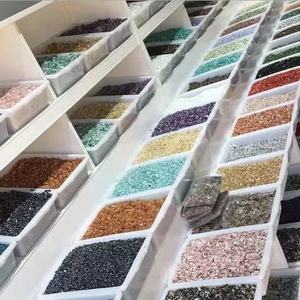 Pietre curative di cristallo naturale prodotti spirituali <span class=keywords><strong>pietra</strong></span> Semi <span class=keywords><strong>preziosa</strong></span> ametista agata citrina Fluorite ghiaie - Product Image 2