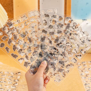 Paquete de 2 Hojas de Pegatinas de Papel Washi con Lindos Diseños de Gatos, Resistentes al Agua, para Decoración de Diarios, Fundas de <span class=keywords><strong>Teléfono</strong></span> y Collages - Product Image 3