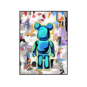 Peinture au spray pop <span class=keywords><strong>art</strong></span> graffiti moderne populaire sur panneau en porcelaine cristalline encadré avec encre écologique, taille personnalisée, décoration - Product Image 2