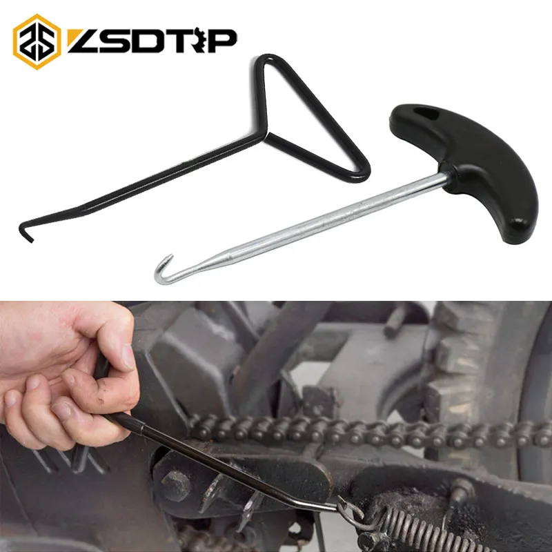 17CM T-Handle Exhaust Pipe Spring Hook Puller Cotter Pin Removal Tool For Motorcycle Bicycles Dirt Bike Scooters