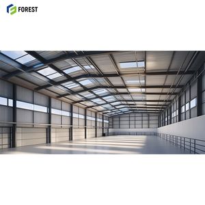 อาคารเหล็กทางการเกษตรสำหรับงานหนักพร้อมระบบรถเครนและ1500sqm กันไฟ - Product Image 1