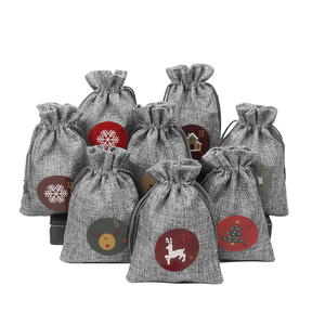 Bolsas <span class=keywords><strong>de</strong></span> regalo <span class=keywords><strong>de</strong></span> yute y lino, 10x14cm, <span class=keywords><strong>de</strong></span> <span class=keywords><strong>arpillera</strong></span> Natural, para dulces, para boda, Navidad, fiesta, suministros <span class=keywords><strong>de</strong></span> bolsas <span class=keywords><strong>de</strong></span> embalaje - Product Image 2