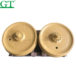 Suku Cadang Undercarriage Bulldozer Steel Track <span class=keywords><strong>Idler</strong></span> D65E-12 <span class=keywords><strong>D65EX</strong></span>-12 <span class=keywords><strong>D65EX</strong></span>-<span class=keywords><strong>15</strong></span> D65P D65PX-12 D65PX-<span class=keywords><strong>15</strong></span> Bulldozer Front <span class=keywords><strong>Idler</strong></span> - Product Image 1