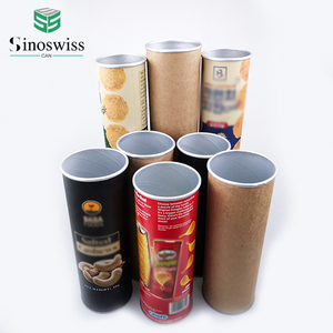 Hộp Bao Bì Ống Giấy Kraft Cấp Thực Phẩm Kín Khí Hộp Đựng Thực Phẩm Khô Hình Trụ Bằng Bìa Cứng Dễ Xé - Product Image 1