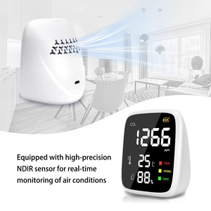 Горячая распродажа: Мини-измеритель CO2 с LED-экраном, датчиком NDIR, тестер качества воздуха в помещении с детектором углекислого газа и сигнализацией - Product Image 3