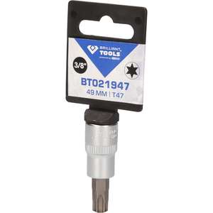 Brilliant Tools 3/8 "Torx bit socket, T47 - Product Image 4
