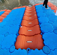 Vente en gros d'usine : Ponton flottant en plastique modulaire pour quai de jet-ski, bateau et bateau à moteur, quai flottant pour parc aquatique