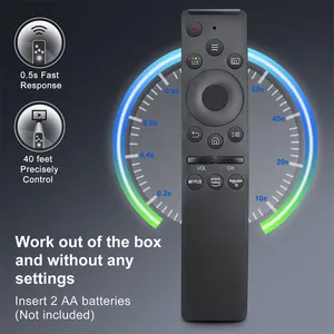 Telecomando Universale Compatibile con Smart TV Samsung LCD LED UHD QLED 4K HDR con Pulsanti <span class=keywords><strong>Netflix</strong></span> <span class=keywords><strong>e</strong></span> <span class=keywords><strong>Prime</strong></span> <span class=keywords><strong>Video</strong></span> Rakuten TV - Product Image 6
