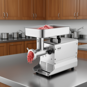 Vevor - Picadora de Carne Eléctrica Comercial de Acero Inoxidable, 13 Libras/Minuto, Embutidora de Salchichas, Picadora de Carne para Cocina - Product Image 2