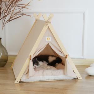 <span class=keywords><strong>Lit</strong></span> de tente pour animaux de compagnie, tente pour chien et chat, tente d'intérieur imperméable et respirante, tente d'extérieur pour animaux de compagnie, adaptée aux chats, chiots, lapins et petits animaux - Product Image 3