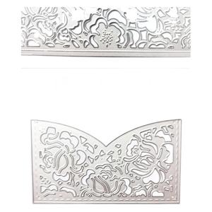 Stampo per goffratura e taglio in acciaio al carbonio per inviti a busta cava e decorazioni in pizzo (Origine Cina) Modello XM0204 - Product Image 5