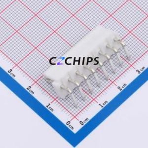 VH-8AWT Wire-to-Board Pin Header Bent Lead Through Hole,P=3.96mm Connector 1x8P 3.96mm Right Angle Insert 8P - Product Image 2