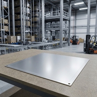 Plaque réfléchissante en aluminium à haute réflexion RDP-650*550 pour la détection universelle par laser et capteur infrarouge 650*550*0.3m