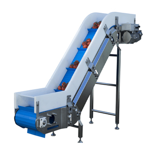 Gıda paketleme hattı ayarlanabilir yükseklik eğimli bant için kaldırma konveyör makinesi - Product Image 6