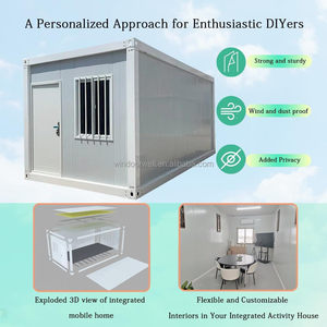 Maisons en conteneur détachables extensibles et résistantes aux ouragans à bas prix d'usine préfabriquées modulaires à 3 chambres pour maison mobile pour salle de sport scolaire - Product Image 3