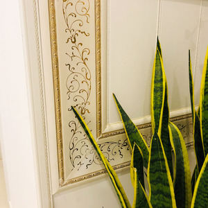 Corniche de plafond en polystyrène sculpté traditionnel Banruo, dorée, moderne, européenne, pour hôtel, pour la maison - Product Image 6