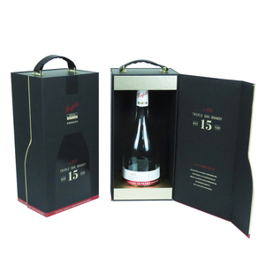 Scatola <span class=keywords><strong>Regalo</strong></span> in Cartone di Lusso con Inserto in Schiuma Morbida per Bottiglie di Vino, Whisky, Vodka, Soda, Liquori, con Finitura Opaca Goffrata e Laminata - Product Image 5