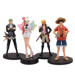 JM 4 estilo rojo una pieza Luffy Zoro Uta <span class=keywords><strong>Sanji</strong></span> 18cm juguetes figura de Anime japonés - Product Image 2