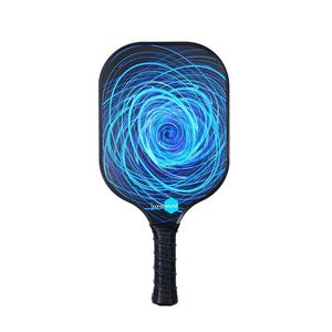 Nhà máy tùy chỉnh trọng lượng nhẹ pickleball mái chèo <span class=keywords><strong>Graphite</strong></span> bề mặt sợi Carbon Polypropylene tổ ong lõi Pique mái chèo - Product Image 4