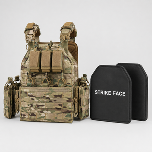 Chaleco Táctico Portaplacas, Bolsa de Pecho Ajustable, Multibolsillos, Equipo de Entrenamiento para Exteriores - Product Image 4