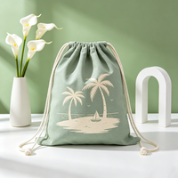 Sacs de rangement en toile résistante lavables avec cordon de serrage, pochettes personnalisées pour organiser les cosmétiques et les bijoux